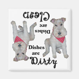 Wire Fox Terrier Geschirrspüler Magnet