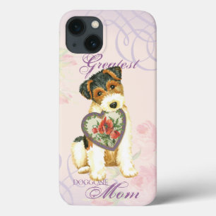 Wire Fox Terrier Heart Mama Case-Mate iPhone Hülle
