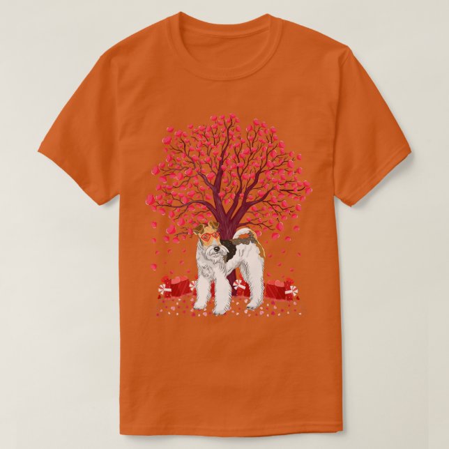 Wire Fox Terrier Lover Funny Wire Fox Terrier Vale T-Shirt (Design vorne)