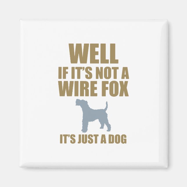 Wire Fox Terrier Magnet (Vorne)
