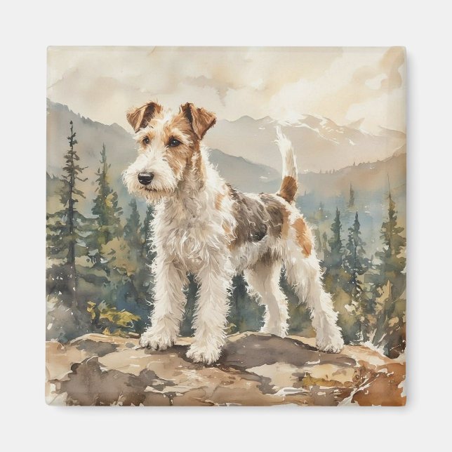 Wire Fox Terrier Magnet (Vorne)