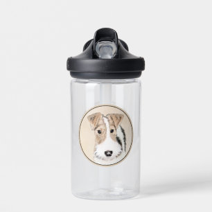 Wire Fox Terrier Malerei - Süße originelle Hundeku Trinkflasche