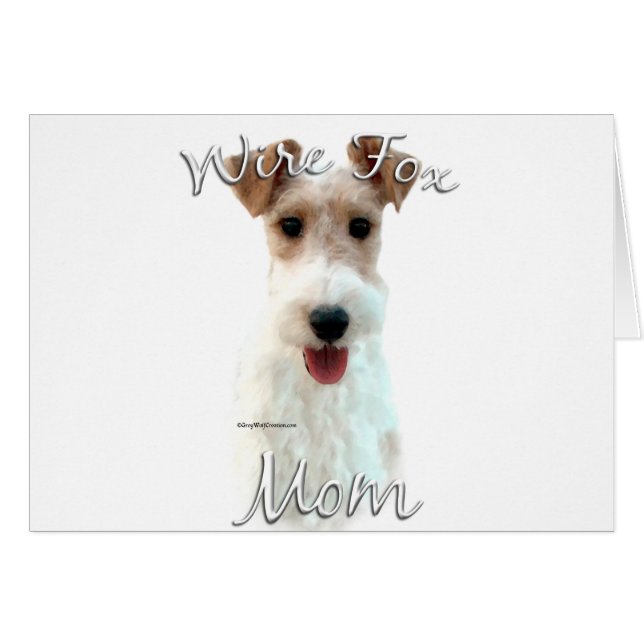 Wire Fox Terrier Mama 2 (Vorderseite (Horizontal))
