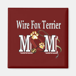 Wire Fox Terrier Mama Geschenke Magnet