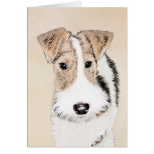 Wire Fox Terrier Painting - Niedliche Original Dog