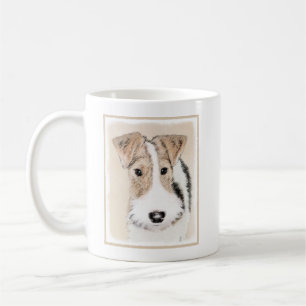 Wire Fox Terrier Painting - Niedliche Original Dog Tasse