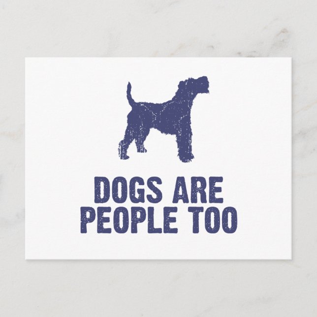 Wire Fox Terrier Postkarte (Vorderseite)