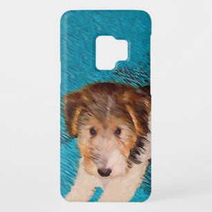 Wire Fox Terrier Puppy Painting - Original Dog Art Case-Mate Samsung Galaxy S9 Hülle