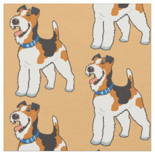 Wire Fox Terrier Stoff