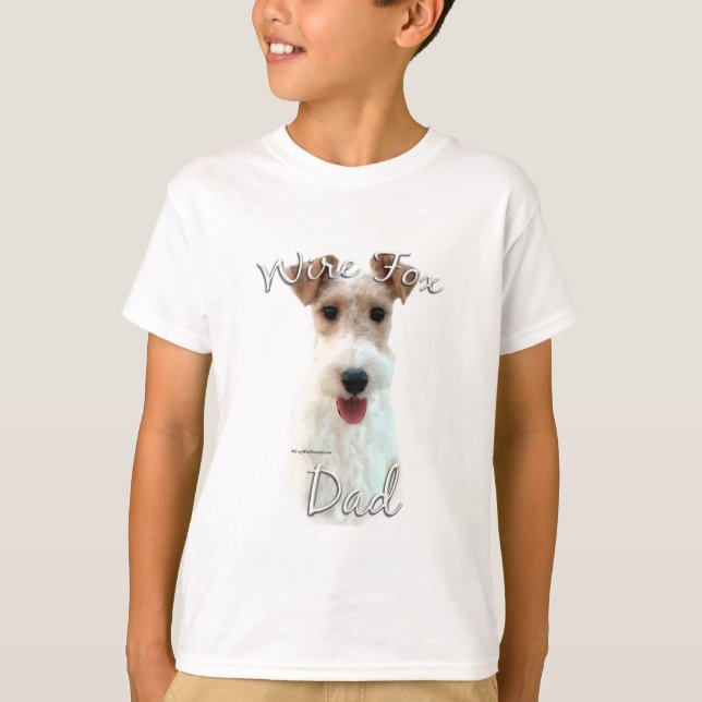 Wire Fox Terrier Vater 2 T-Shirt (Vorderseite)