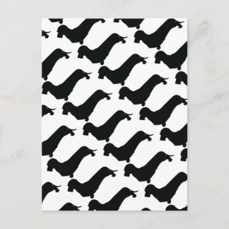 Wire Hair Dackel Postkarte