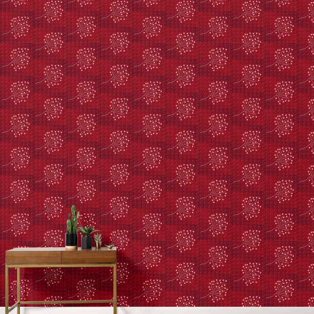 Wire Tree Wallpaper Tapete (Hausflur)