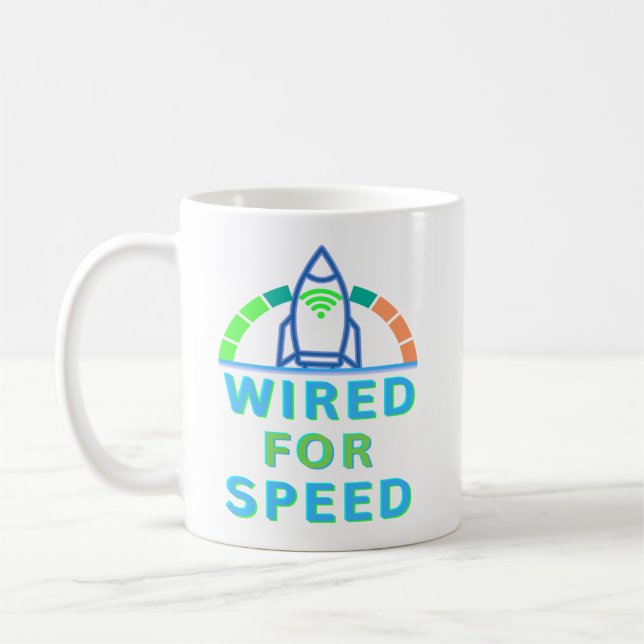 Wired For Speed Kaffeetasse (Links)