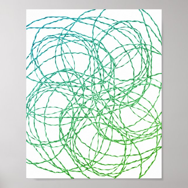 Wired Green Poster (Vorne)
