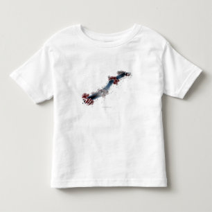 Wireframe mikroskopische Ansicht von Candida Kleinkind T-shirt