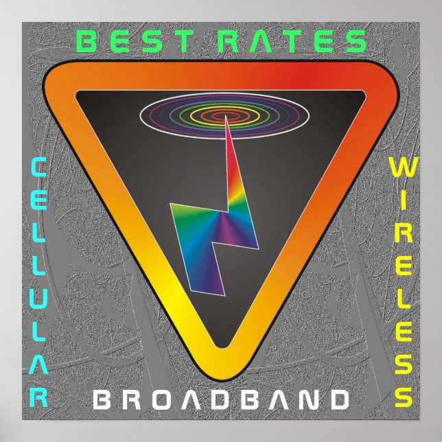 WIRELESS-BREITBAND-ZELLULÄR POSTER (Vorne)