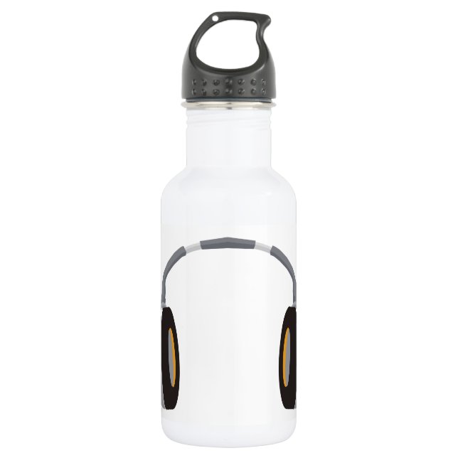 Wireless-Kopfhörer Edelstahlflasche (Vorderseite)