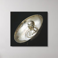 Wirf dich mit der Büste eines Mannes im Inneren