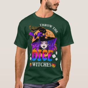 Wirf die Würfel Bunco Happy Halloween Party T-Shirt
