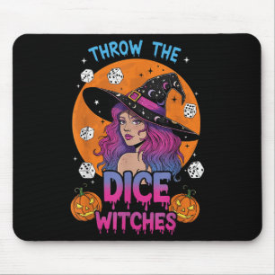 Wirf die Würfel Bunco Party Funny Halloween Mousepad