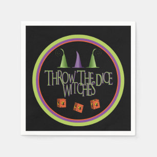 Wirf die Würfel durch Bunco Serviette