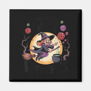 Wirf die Würfel Halloween Bunco Dice Game D Magnet