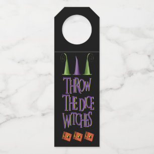 Wirf die Würfel Halloween Bunco Spaß Flaschenanhänger