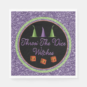 Wirf die Würfel Sparkle Bunco Napkins Serviette