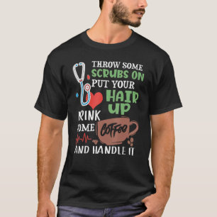 Wirf dir ein paar Kruben auf, um dein Haar zu trin T-Shirt