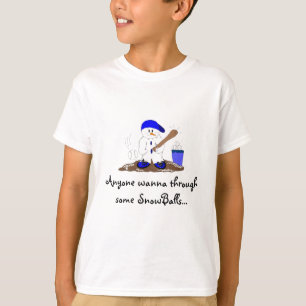 Wirf mir einen Schneeball zu T-Shirt