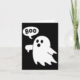 Wirft den Geist herunter, der Boo-Missbilligungsge Karte
