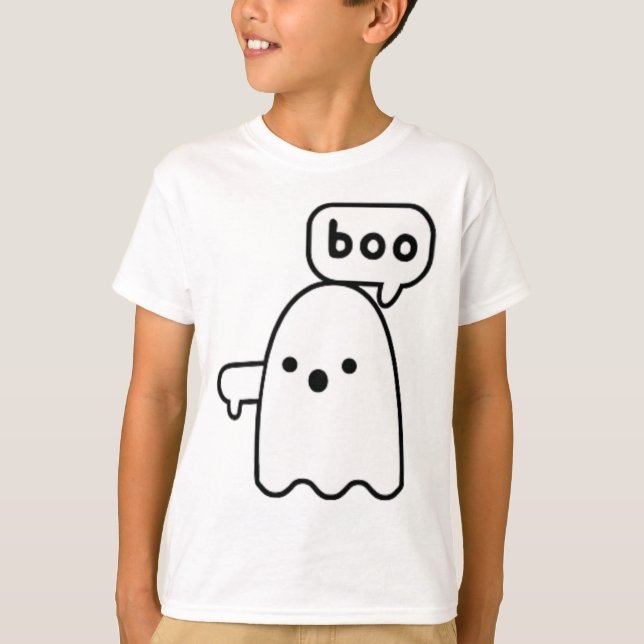 Wirft den Geist herunter, der Boo-Missbilligungsge T-Shirt (Vorderseite)