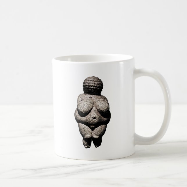 Wirklich alte Frauen: Venus von Willendorf Kaffeetasse (Rechts)