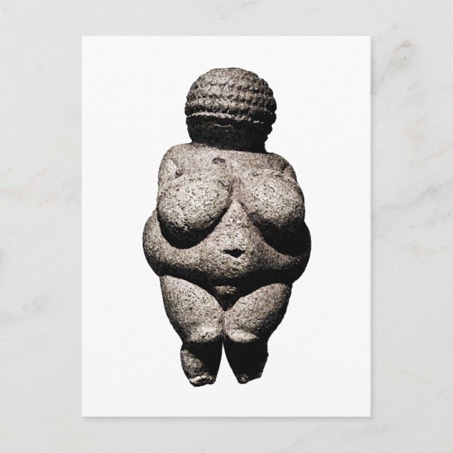 Wirklich alte Frauen: Venus von Willendorf Postkarte (Vorderseite)