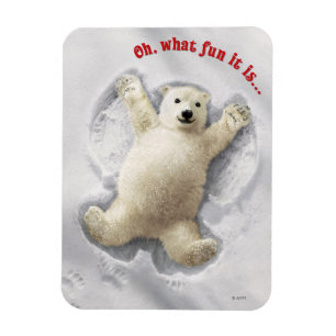 Wirklich Big Snow Angel Magnet