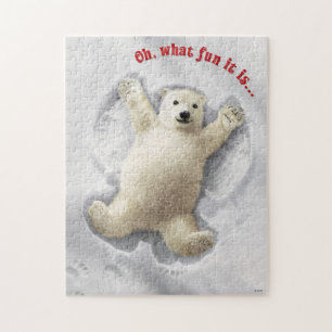 Wirklich Big Snow Angel Puzzle