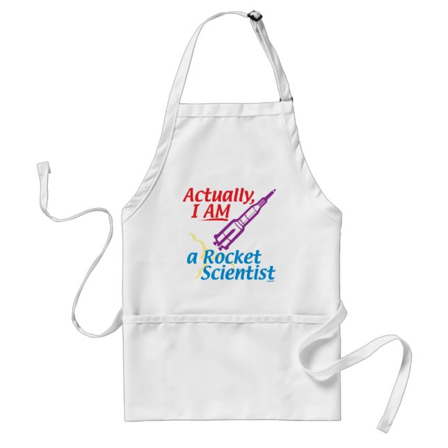 Wirklich BIN ICH ein Rocket-Wissenschaftler Schürze (Vorne)