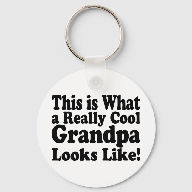 Wirklich Cool Opa Schlüsselanhänger (Vorderseite)