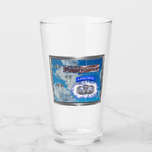 Wirklich coole amerikanische Fallschirmjägerflagge Glas