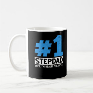 Wirklich die beste Stepdad Nummer eins Stepfather Kaffeetasse
