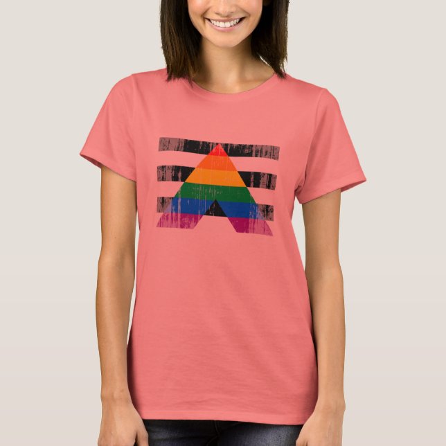 WIRKLICH FLAG DISTRESSEED T-Shirt (Vorderseite)