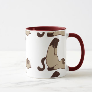 Wirklich gemütlich: Brown Cat Tasse für Katzen Lie
