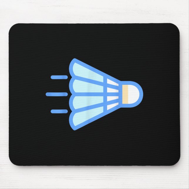 Wirklich gerne Badminton-Shuttle Birdie 4  Mousepad (Vorne)