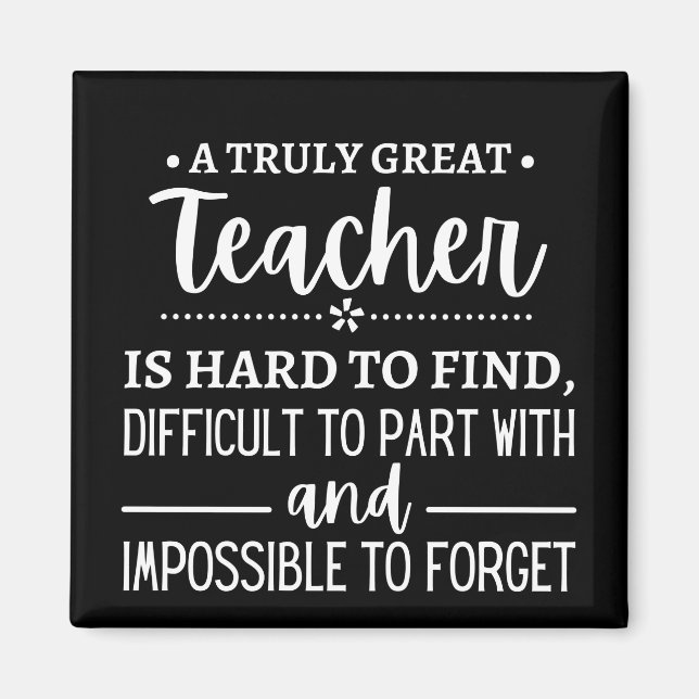 Wirklich großer Lehrer Magnet (Vorne)