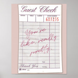 Wirklich Hübsches Guest Karo Poster