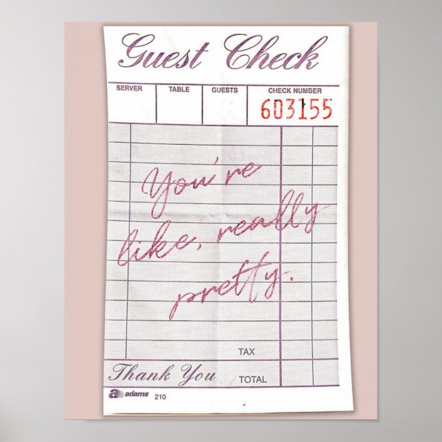 Wirklich Hübsches Guest Karo Poster (Vorne)