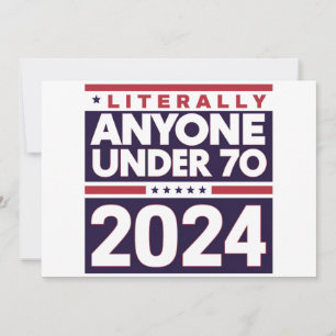 Wirklich jeder andere 2024 Präsident USA-Wahl Einladung