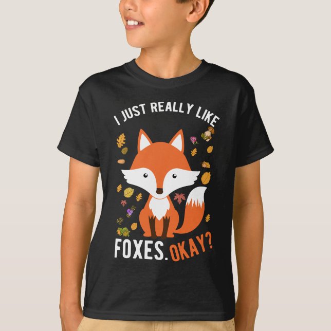 Wirklich Liebe Füchse Niedlich Fox T-Shirt (Vorderseite)