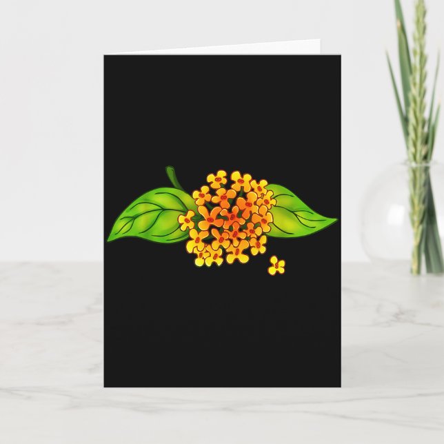 Wirklich Osmanthus-Blütentee Ostasien mögen  Karte (Vorderseite)