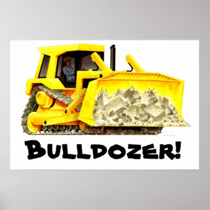 Wirklich riesiges Bulldozer Poster
